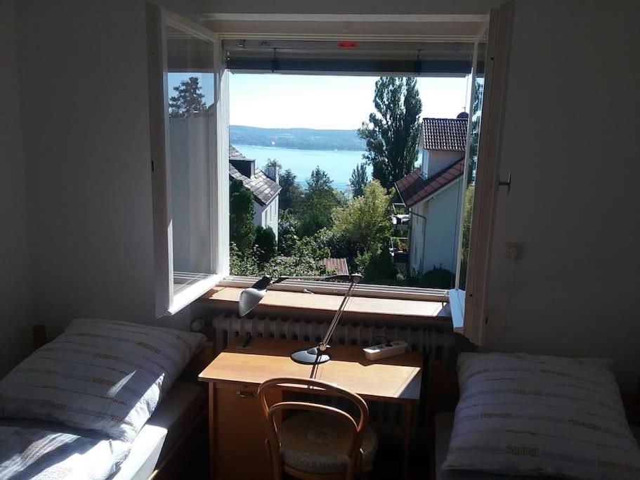 Erholung Mit Seesicht, Terrasse Und Garten Uberlingen Εξωτερικό φωτογραφία